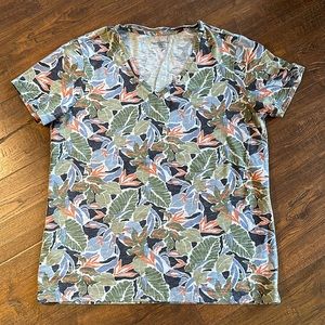 LLBean Signature tropical knit top, XS